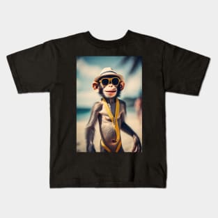 Funny monkey Kids T-Shirt